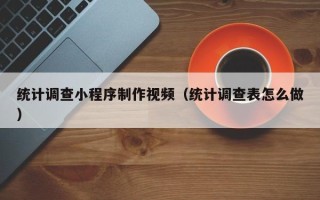 鹤岗统计调查小程序制作视频（统计调查表怎么做）