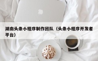 鹤岗湖南头条小程序制作团队（头条小程序开发者平台）